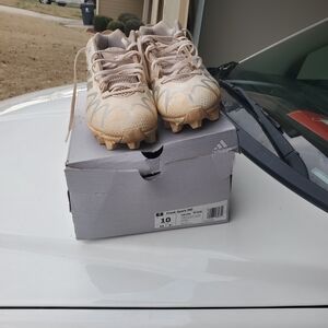 Adidas Kids Sneakers - Tan and Cream